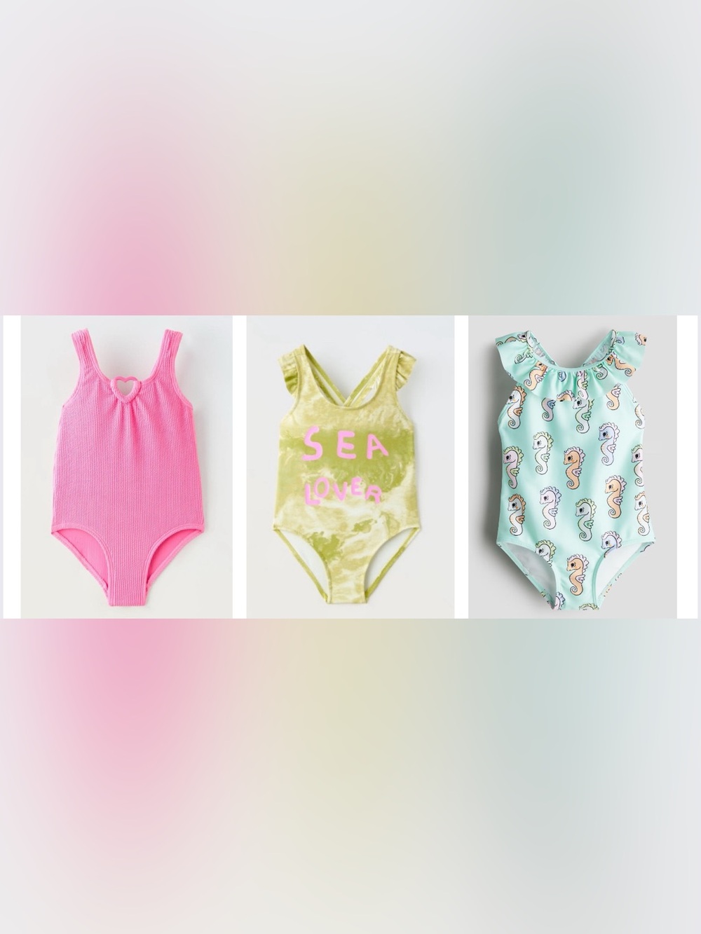 Zara & H&M swimwear